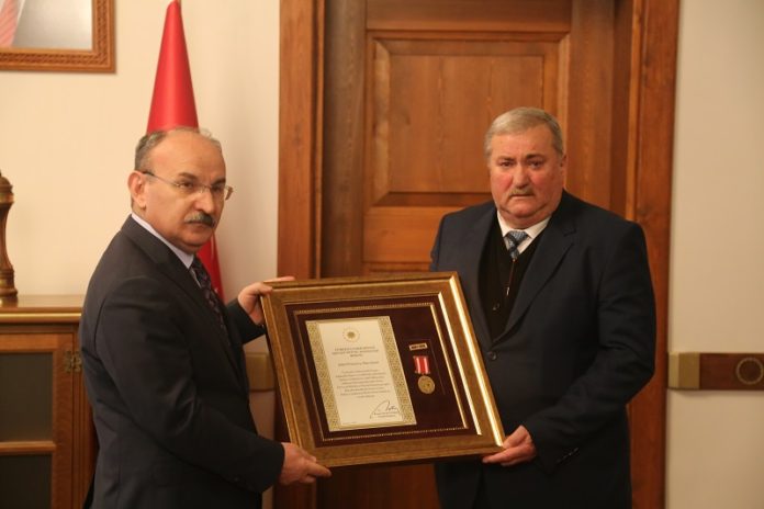 Kastamonu'da Devlet Övünç Madalyası ve Beratı Tevcih Töreni
