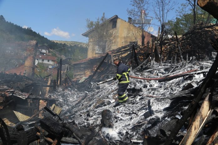 Kastamonu'da yangın