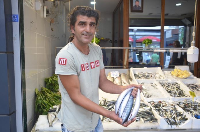 SEZONUN İLK PALAMUTLARI TEZGAHLARDA SEZONUN İLK PALAMUTLARI, KARADENİZ'DE AĞLARA TAKILMAYA BAŞLADI