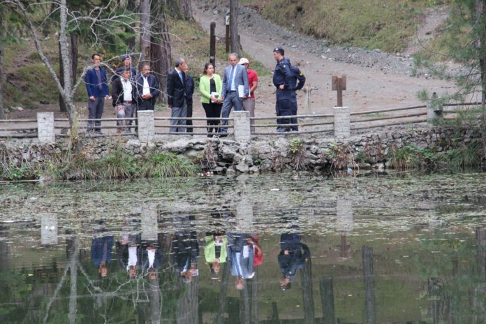 KAYMAKAM PİŞKİN, DİPSİZGÖL TABİAT PARKI'NDA İNCELEMELERDE BULUNDU