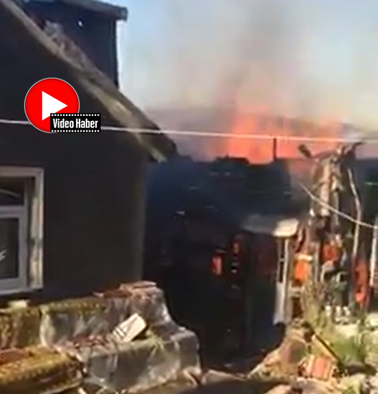 Çatalzeytin’de yangın