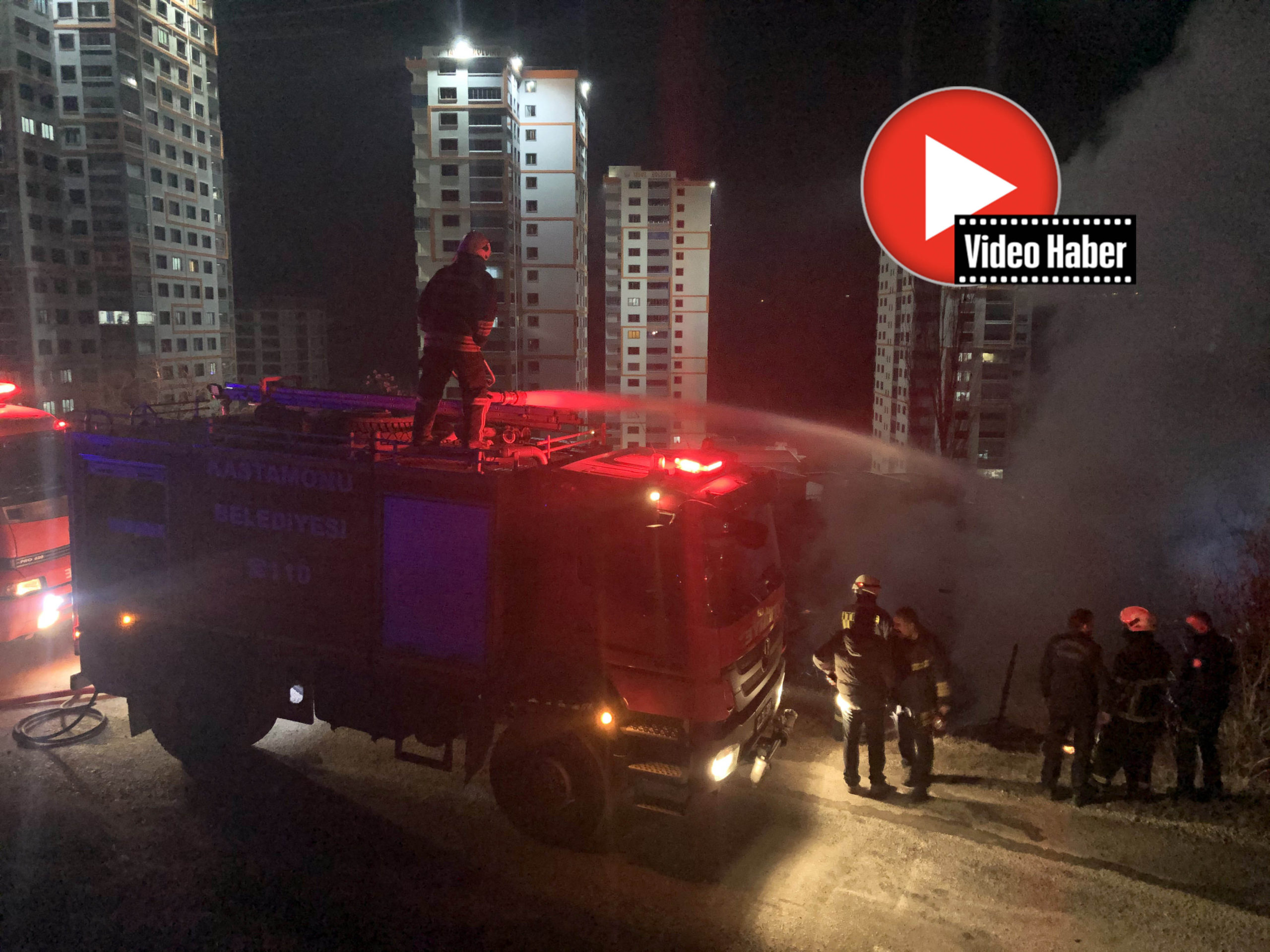 Budamış’ta yangın