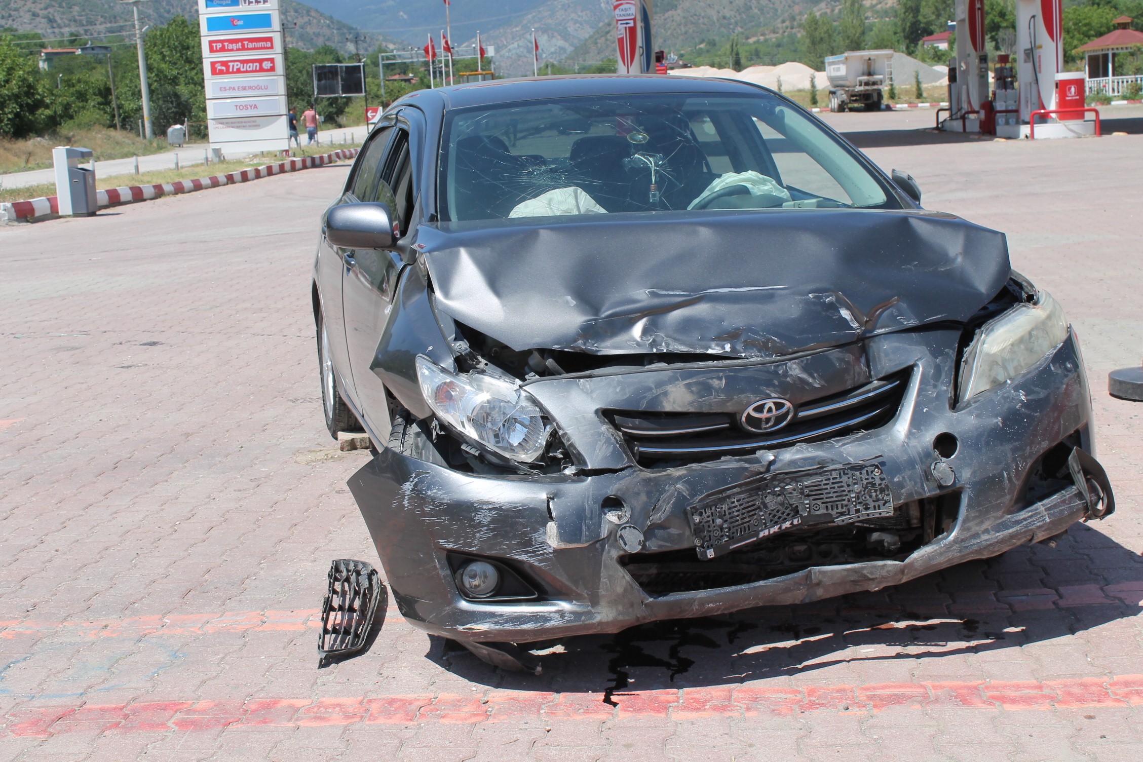 Kaza anı kamerada…