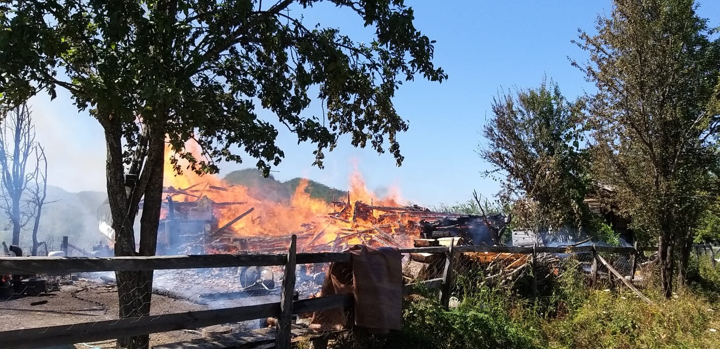 Çatalzeytin’de yangın