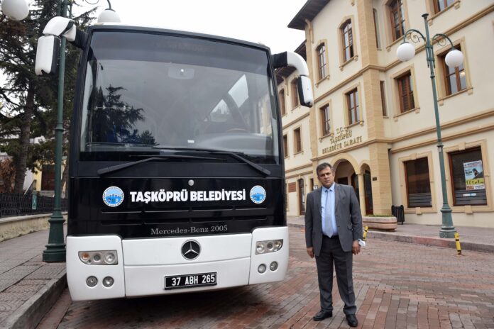 Taşköprü Belediyesine 46 kişilik otobüs alındı
