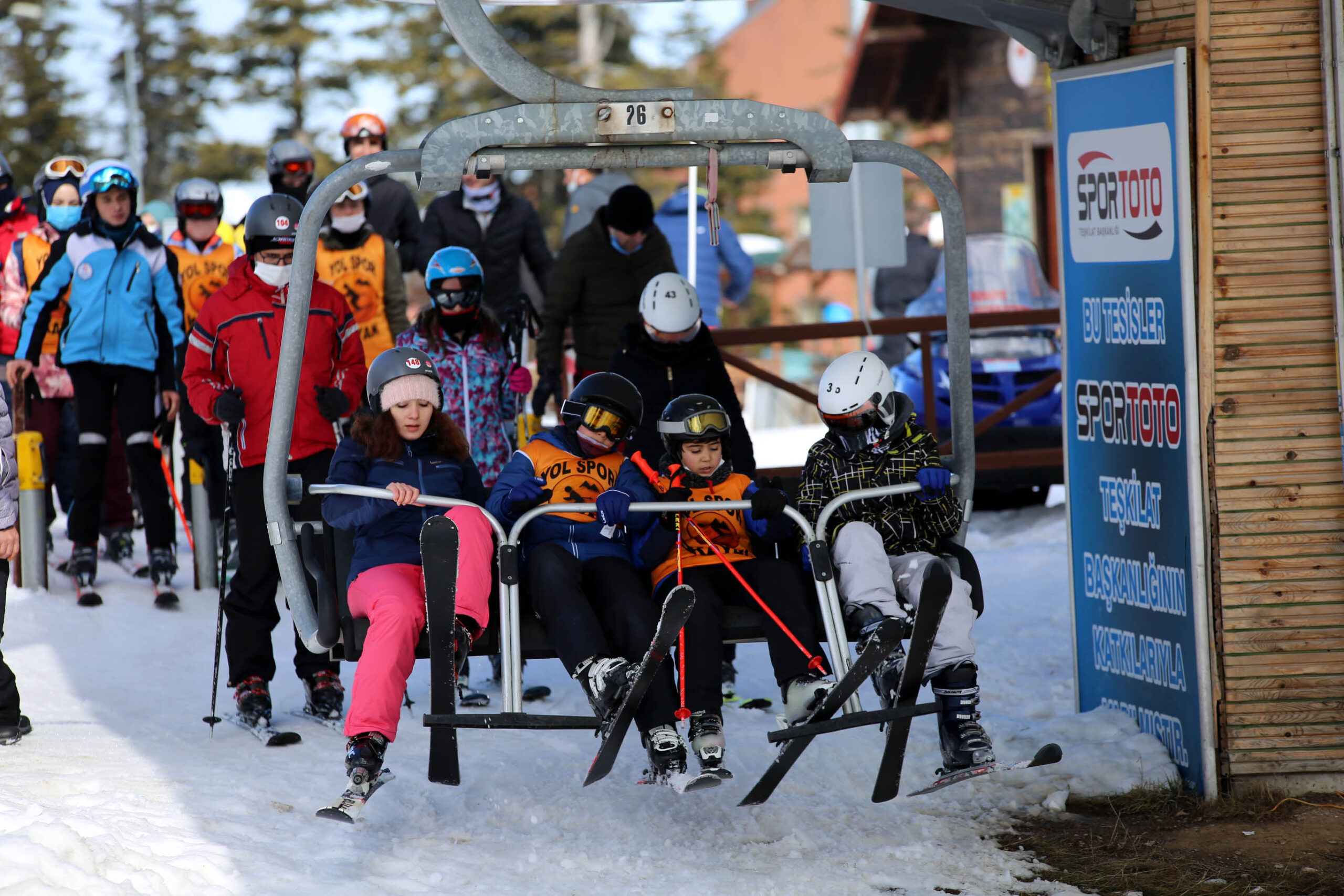 Ilgaz Dağı’nda yarıyıl tatilinde yoğunluk yaşanıyor