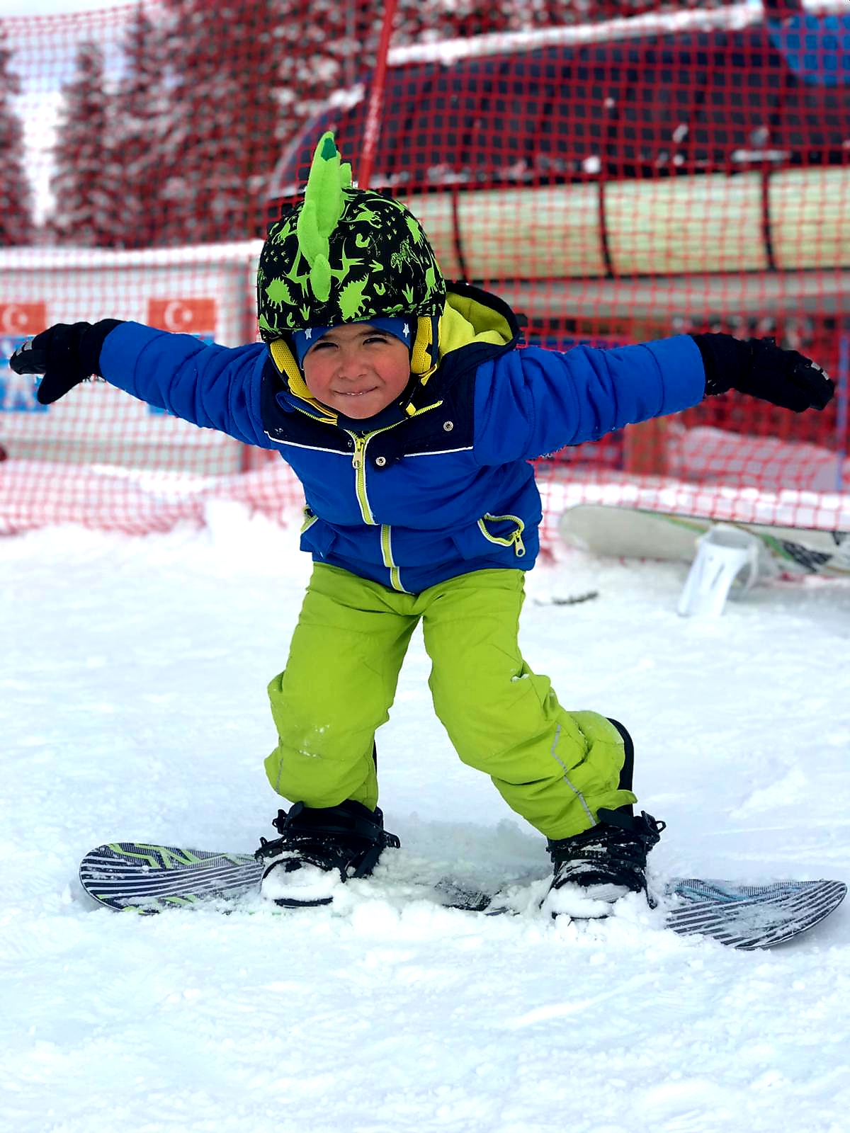 Ilgaz’ın  en küçük  kayakçısı