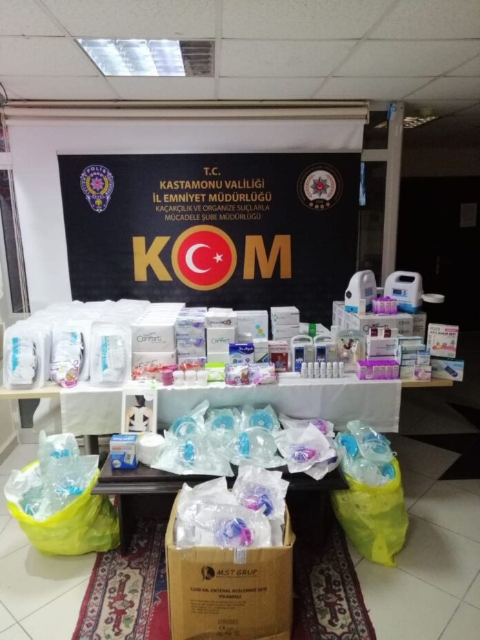 Kastamonu'da evinde 63 sağlık kurulu raporu bulunan kişi gözaltına alındı