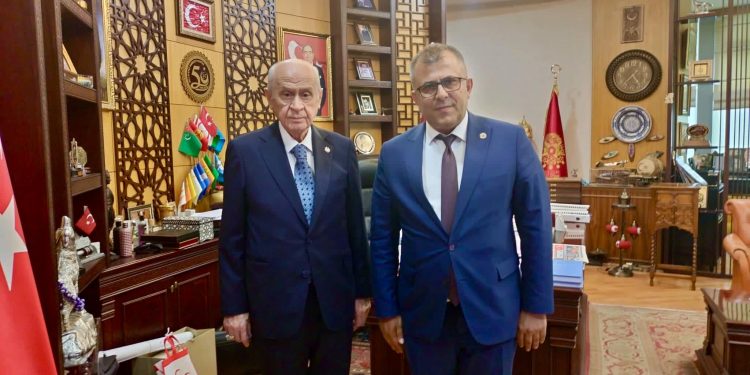 Başkan Çatal, Bahçeli ile görüştü