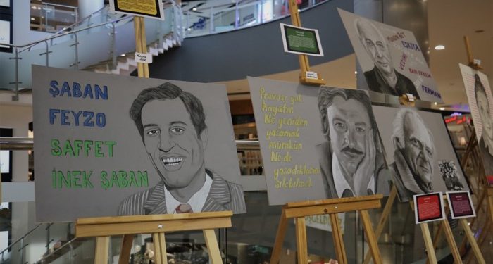 Liseliler ünlüleri tuvale taşıdı