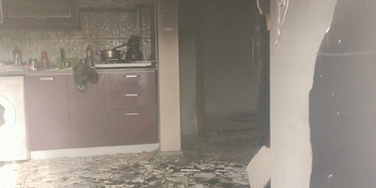 Kuzeykent’te yangın