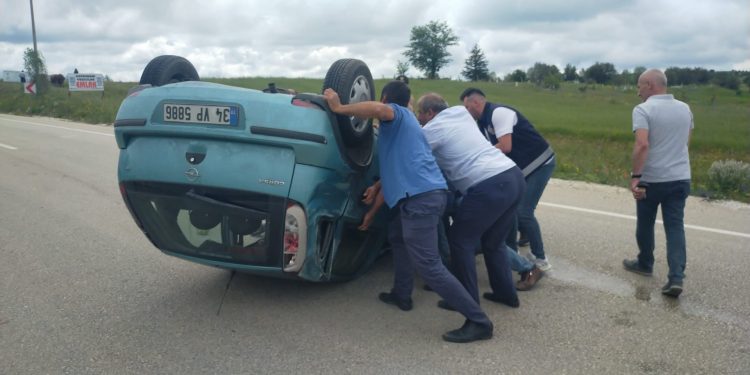 Çayırcık’ta kaza
