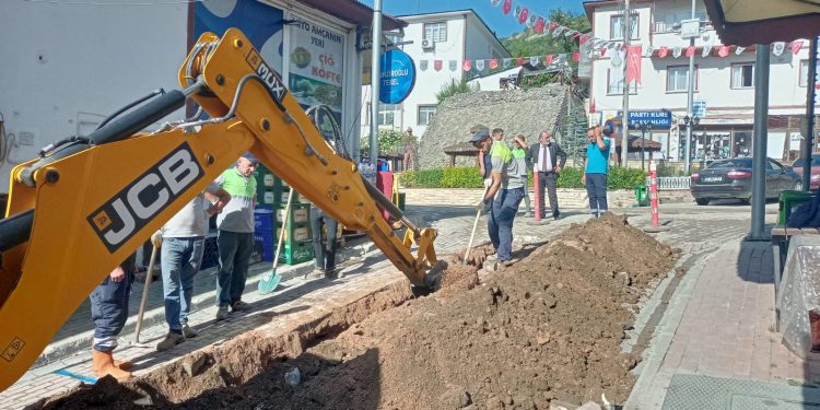 Küre’de doğalgaz çalışmaları devam ediyor