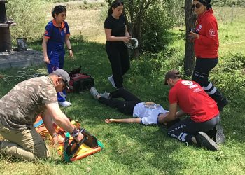 UMKE, gönüllülerle eğitim tatbikatı yapıyor