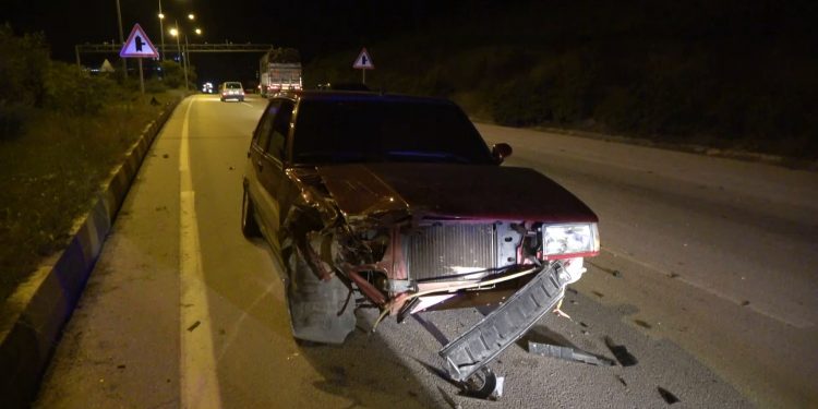 İnebolu yolunda kaza