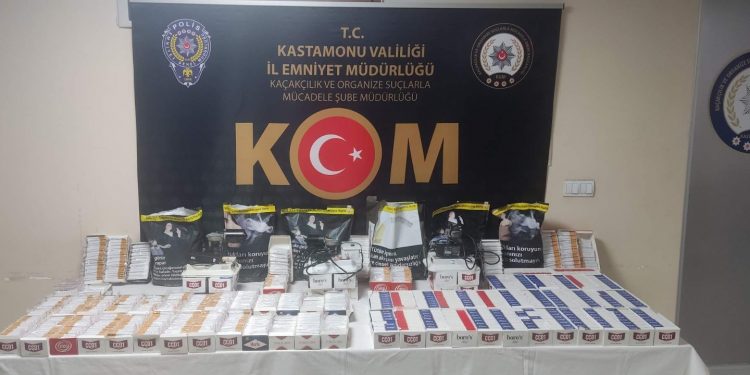 14 bin 820 adet doldurulmuş makaron ele geçirildi