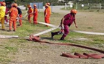 Ormancılar, “en hızlı hortum serme”de yarıştı
