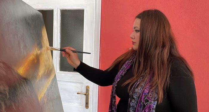 Şilili ressam gelin