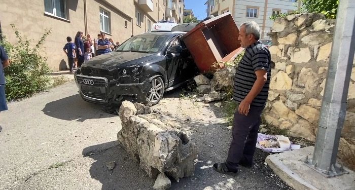 M. Akif’te kaza: 1 yaralı