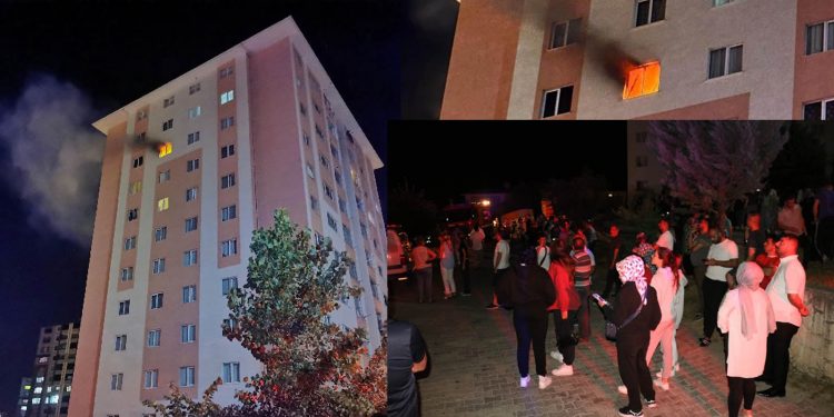 Ataç Kent’te yangın paniği