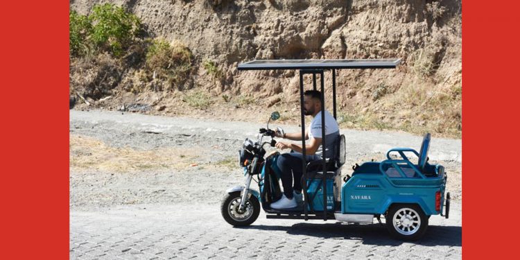 Tosyalı firmadan güneş enerjili scooter
