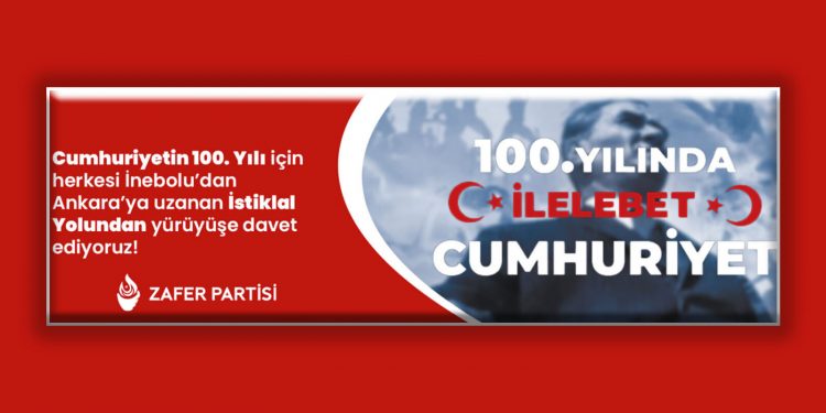 Zafer Partisi’nden İstiklâl Yolu Yürüyüşü için çağrı