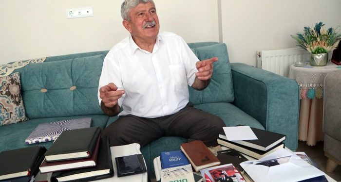 Kıbrıs gazisi 43 yıldır günlük tutarak yaşadıklarını kayıt altına alıyor