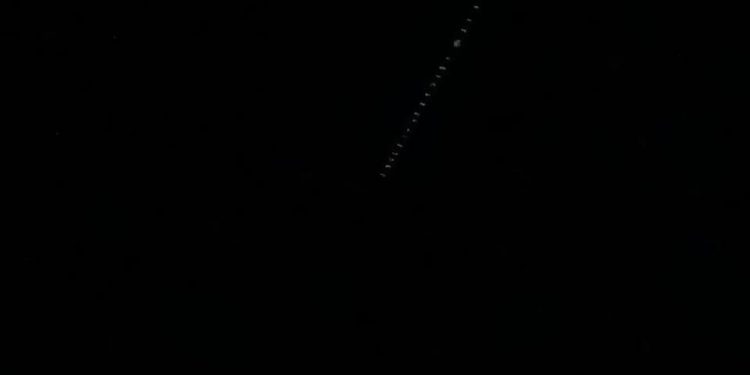 Starlink uyduları Kastamonu semalarında görüldü