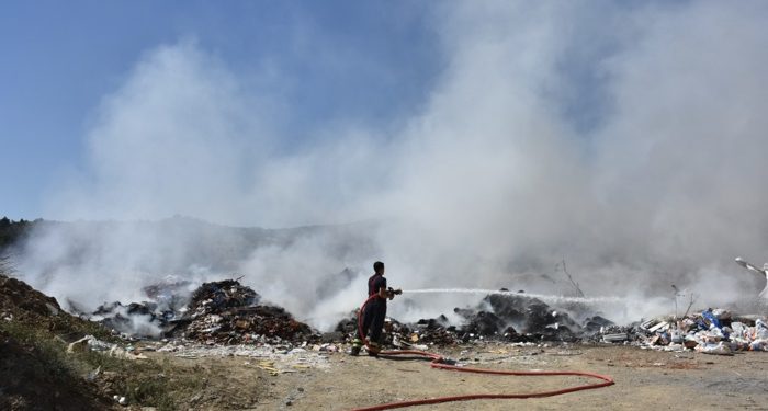 Tosya Sanayi Sitesinde yangın