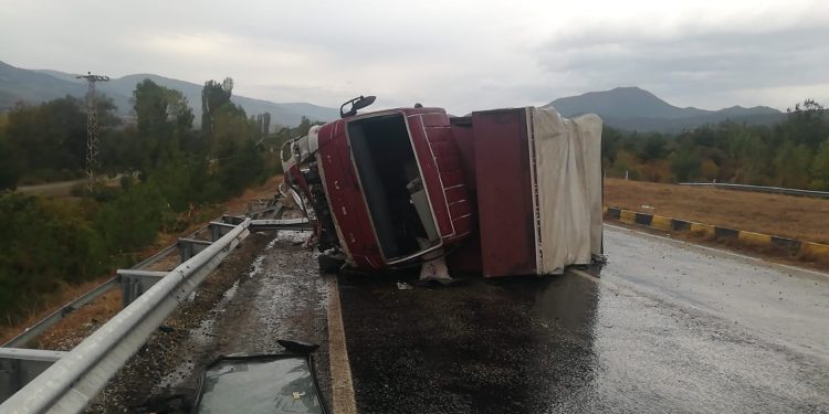 Hanönü’nde çifte kaza