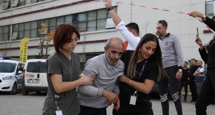 Hastanede deprem ve yangın tatbikatı