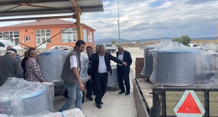 Süt soğutma tankları hak sahiplerine teslim edildi