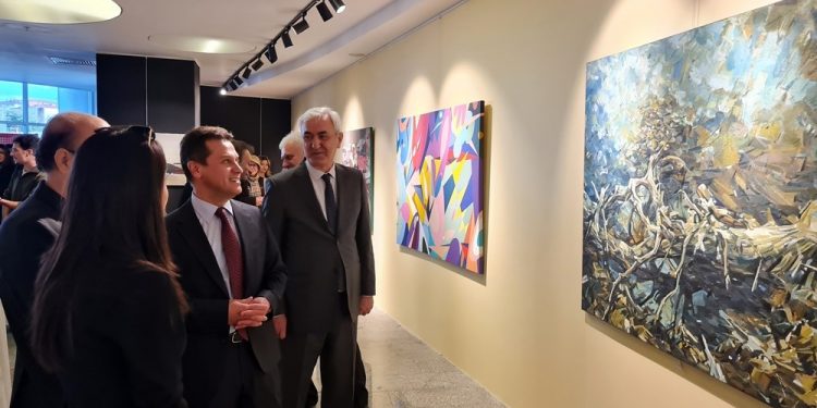 Hocalardan 100. yıl resim sergisi