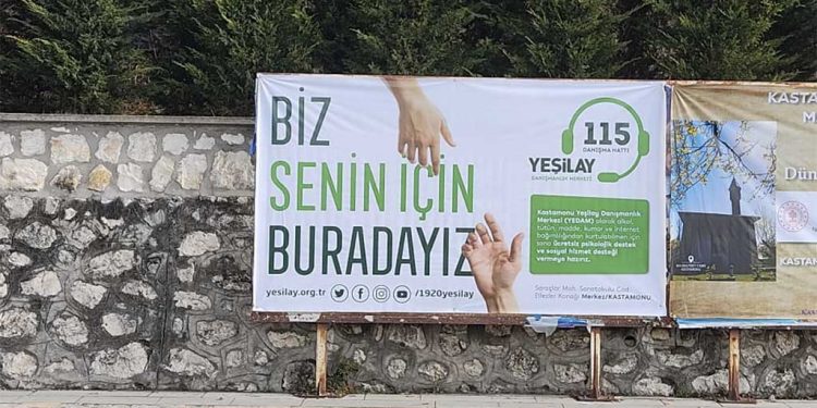 Yeşilay’dan eğitim semineri ve afişleme