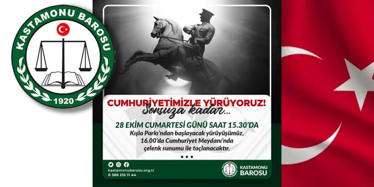 Avukatlardan Cumhuriyet yürüyüşü