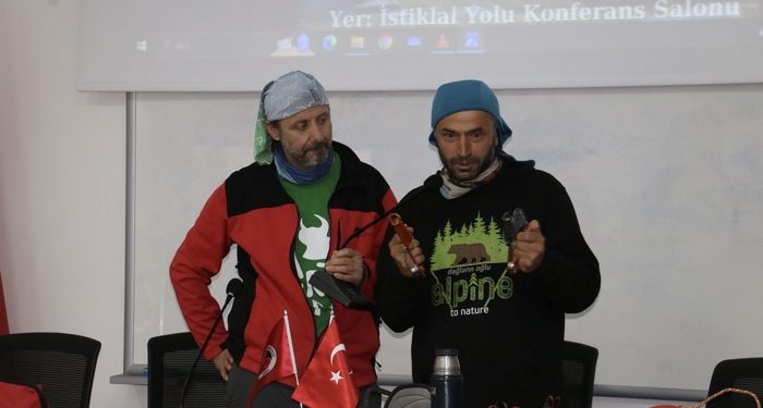“Dağların Oğlu” üniversite öğrencilerine doğa yaşamını anlattı