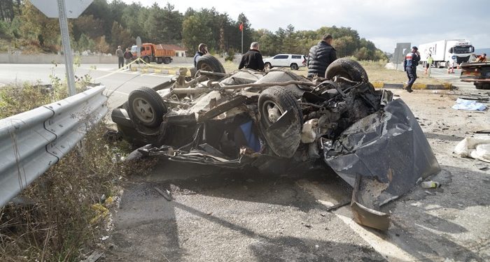 Araç’ta ölümlü kaza