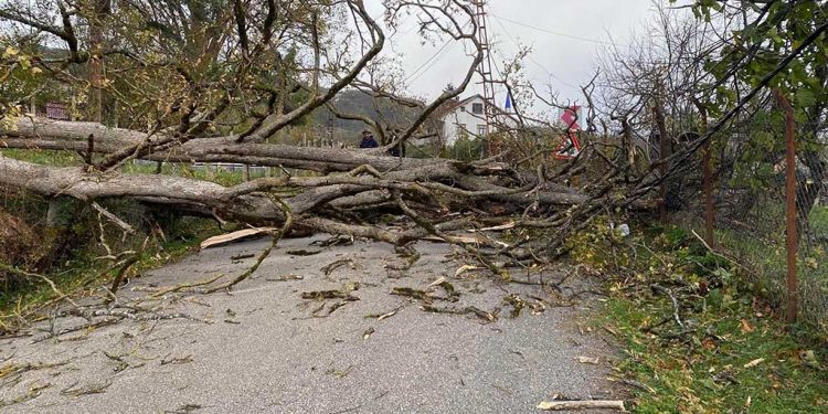 Fırtına çatıları uçurdu, köyleri elektriksiz bıraktı