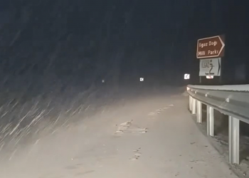 Ilgaz Dağı’nda yoğun kar yağışı etkili oluyor