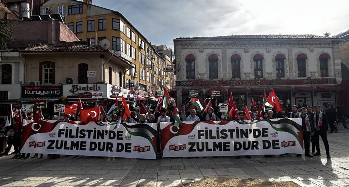AK Parti Gençlik Kolları’ndan Filistin’e destek