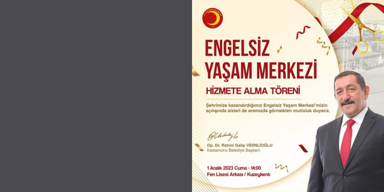 Engelsiz Yaşam Merkezi hizmete alınıyor