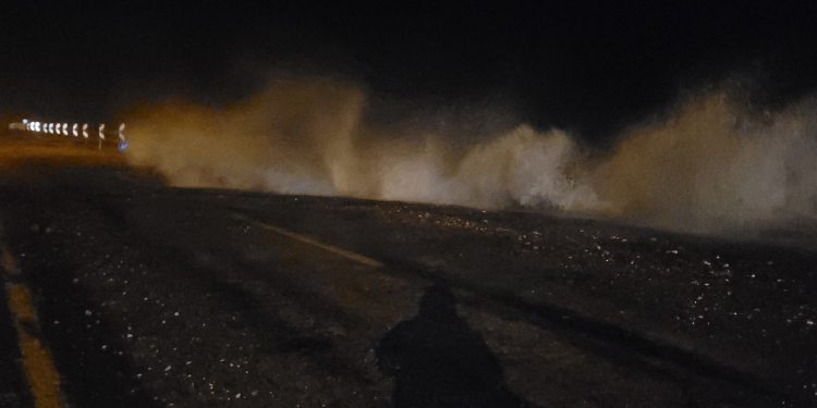 Cide-Bartın yolunda göçük