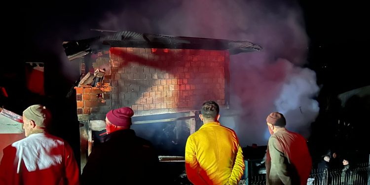 Devrekani’de yangın