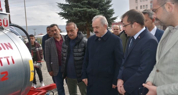 Köy yangınlarının sık yaşandığı ilçeye 5 adet yangın tankeri
