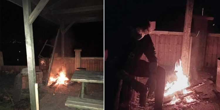 Sosyal medyada etkileşim alabilmek için kamelyayı ateşe verdiler