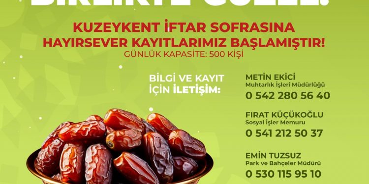 Halil İbrahim Sofrası bu yıl Kuzeykent’te kurulacak