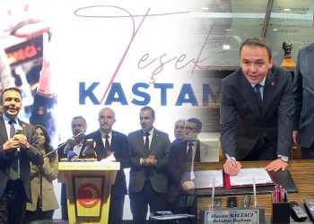 Kastamonu Belediyesi’nde devir teslim