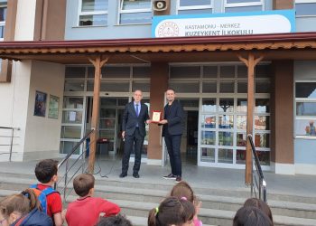 Öğretmen-Yazar Özgür Yılmazer, Kuzeykent İlkokulu’ndaydı