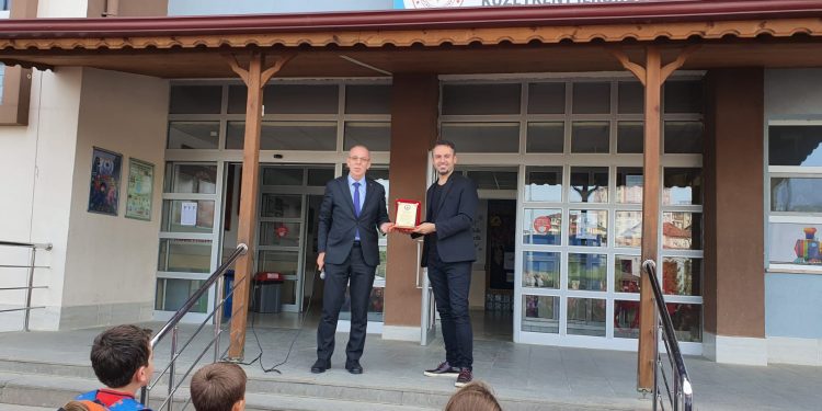 Öğretmen-Yazar Özgür Yılmazer, Kuzeykent İlkokulu’ndaydı