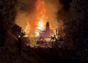 Hanönü’nde yangın